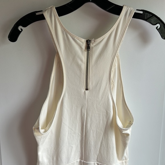 EXPRESS Ivory Skater Dress Size M - Picture 6 of 7